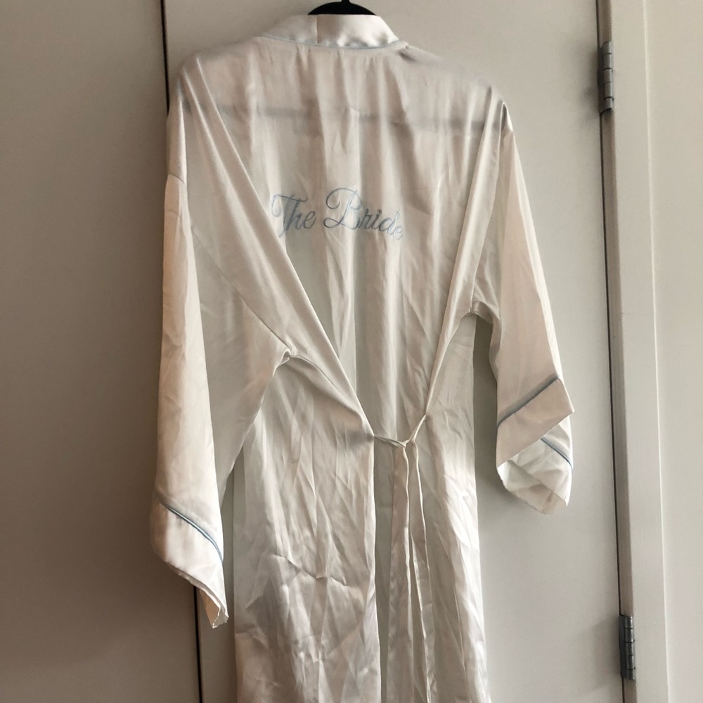 Satin Bridal Robe by In Bloom